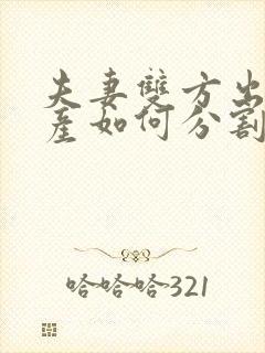 夫妻双方出轨财产如何分割