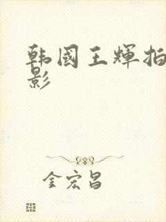 韩国王辉拍的电影