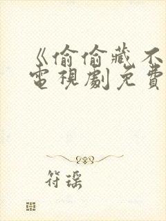 《偷偷藏不住》电视剧免费封面