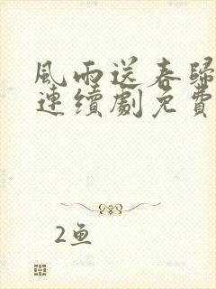 风雨送春归电视连续剧免费在线观看封面