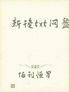 新后txt网盘