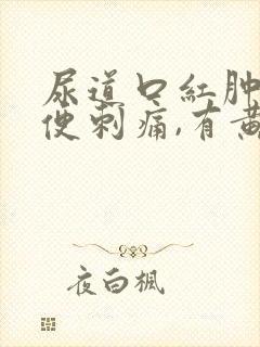 尿道口红肿,小便刺痛,有黄色分泌物