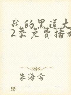 我的黑道大佬第2季免费播放