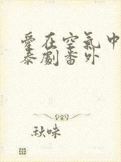 爱在空气中泰剧泰剧番外封面