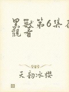 黑兽第6集在线观看