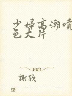 少妇高潮喷水黄色大片封面