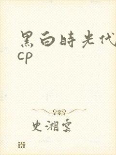 黑白时光代理人cp封面