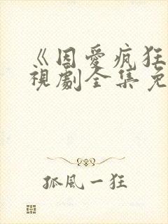 《因爱疯狂》电视剧全集免费观看