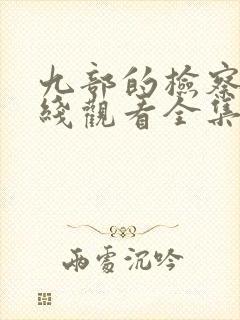 九部的检察官在线观看全集免费