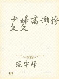 少妇高潮惨叫久久久