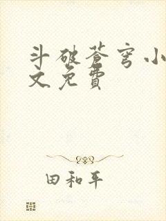 斗破苍穹小说全文免费封面