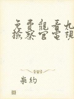 免费观看九部的检察官电视剧