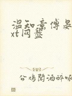 温知意傅晏琛txt网盘