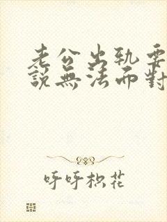 老公出轨要离婚说无法面对妻子封面