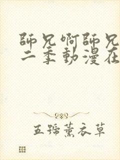 师兄啊师兄啊第二季动漫在线观看