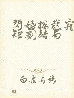 闪婚总裁宠上天短剧结局