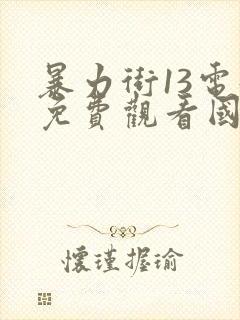 暴力街13电影免费观看国语版