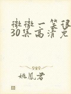 微微一笑很倾城30集高清免费观看