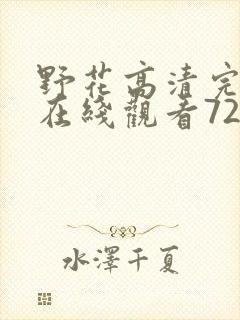 野花高清完整版在线观看720封面