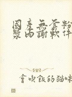 国产无套粉嫩白浆内谢软件