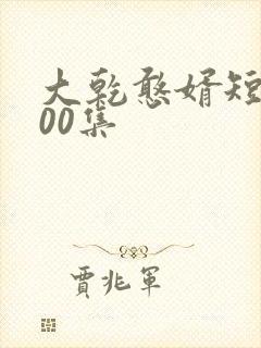 大乾憨婿短剧100集封面