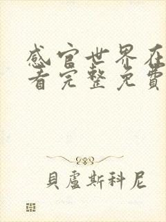 感官世界在线观看完整免费高清原声满天星封面