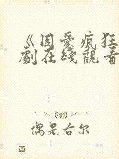 《因爱疯狂》日剧在线观看