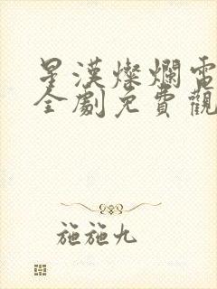 星汉灿烂电视剧全剧免费观看