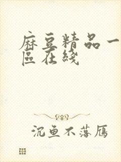 麻豆精品一区二区在线