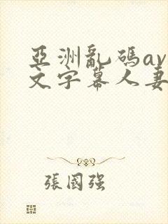 亚洲乱码av中文字幕人妻