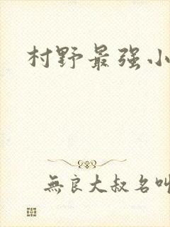 村野最强小农民
