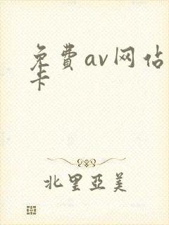 免费av网站不卡