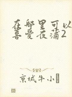 在哪里可以观看喜爱夜蒲2