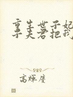 重生世子妃:傻子夫君把我娇养了