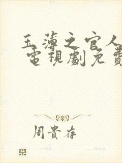 玉薄之官人我要 电视剧免费观看封面