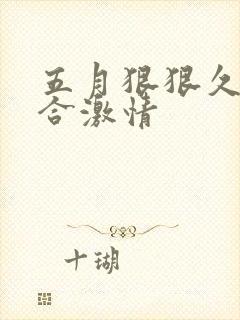 五月狠狠久久综合激情