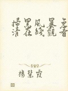 扫黑风暴免费高清在线观看电视剧