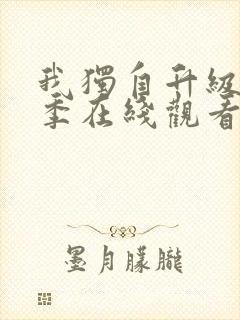 我独自升级第二季在线观看