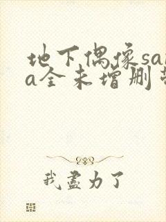 地下偶像sana全未增删带