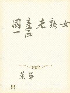 国产老熟女视频一区