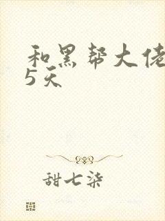 和黑帮大佬365天