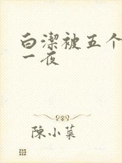 白洁被五个人玩一夜封面