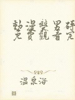 动漫双男砰砰砰免费观看完整