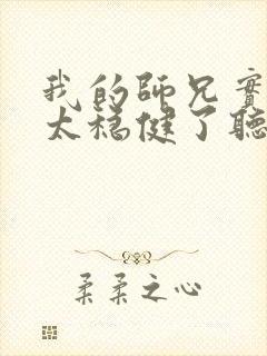 我的师兄实在是太稳健了听书封面