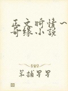 正文畸情～内裤奇缘小说