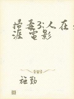 扫毒3:人在天涯 电影封面