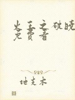 火王之破晓之战免费看