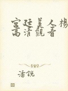 宫廷美人杨贵妃高清观看封面