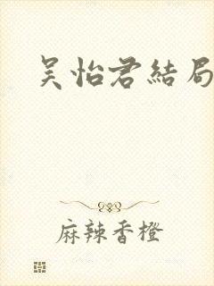 吴怡君结局封面