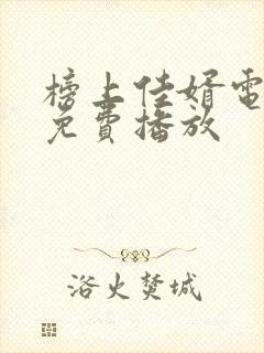 榜上佳婿电视剧免费播放